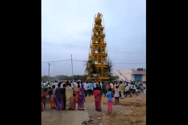 Screengrab of the festivities video