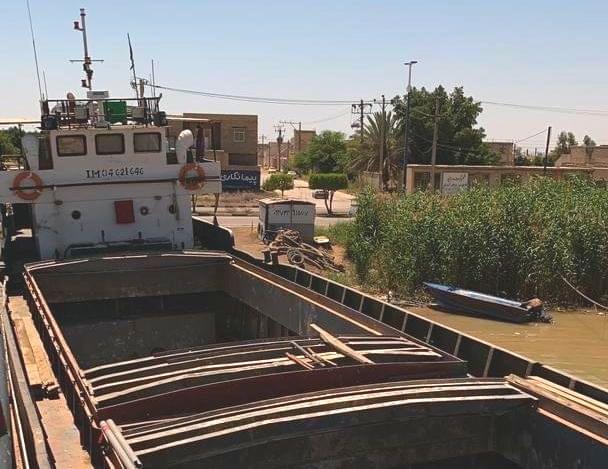 Seafarers are put up in an abandoned ship.