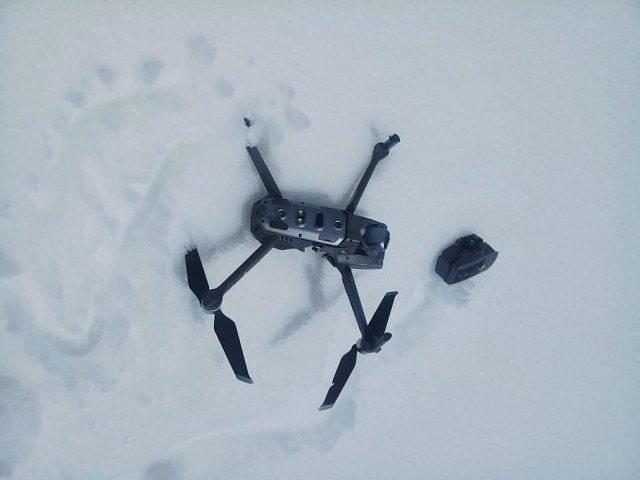 Picture of the quadcopter Pakistan claims to have shot down put out by ISPR.&nbsp;
