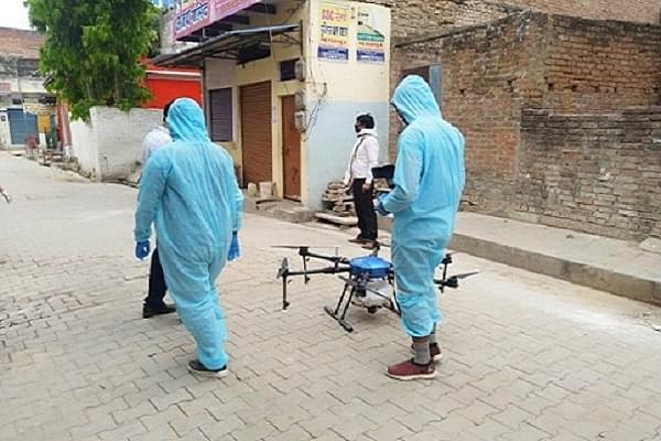 Drones in Varanasi (Asian News Service/Twitter)