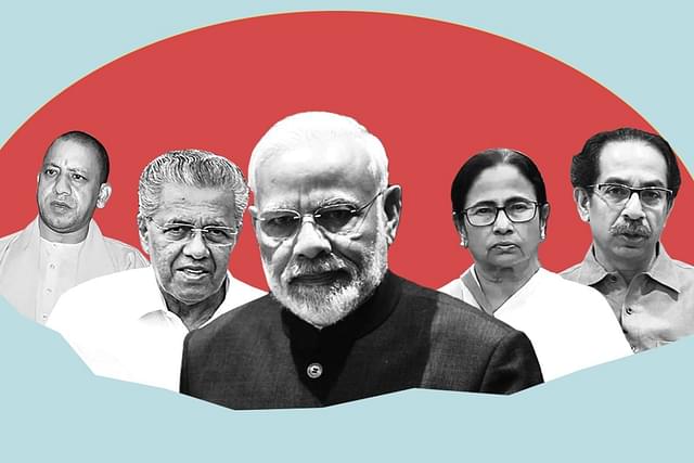 Prime Minister Modi and chief ministers of Kerala, Uttar Pradesh, West Bengal and Maharashtra.