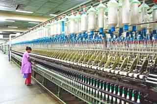 A representative image of a textile factory.&nbsp;