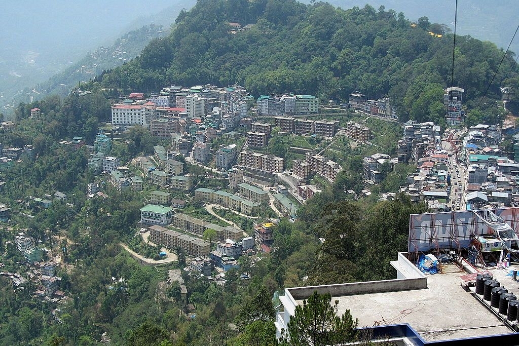 Sikkim’s Capital Gangtok (Pic Via Wikipedia)