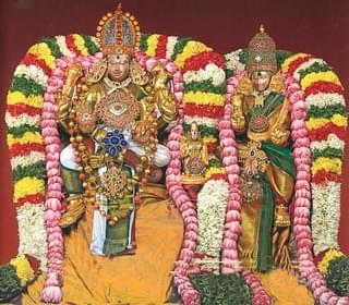 Lord Sundareswarar and Goddess Meenakshi.