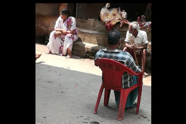 A view of an illegal meat unit in Mohalla Kalibagh in West Champaran, Bihar.