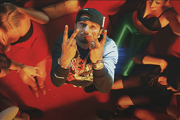 A screenshot from rapper Yo Yo Honey Singh’s song ‘Chaar Botal Vodka’ (representative image) (Source: YouTube)&nbsp;