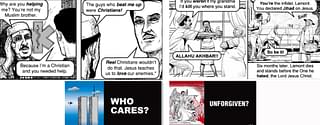 Stereotypes of Violent Muslim versus Loving Christian: NYT prefers to highlight the latter