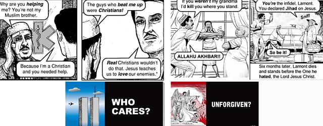 Stereotypes of Violent Muslim versus Loving Christian: NYT prefers to highlight the latter