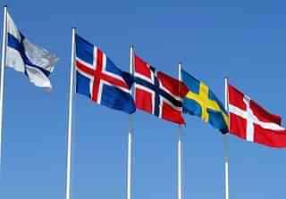 Flags of nordic countries.&nbsp;