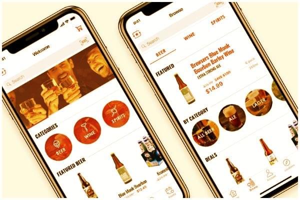 Online liquor application (Representative Image) 