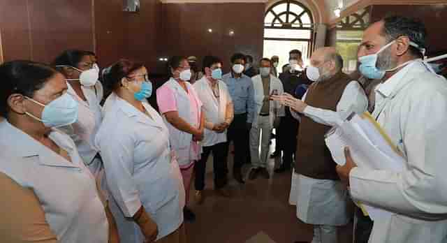 Home Minister Amit Shah at LNJP Hospitan, New Delhi (Representative Image)