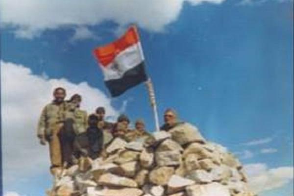 Bihar Regiment troops after capturing Tharu top during Kargil war