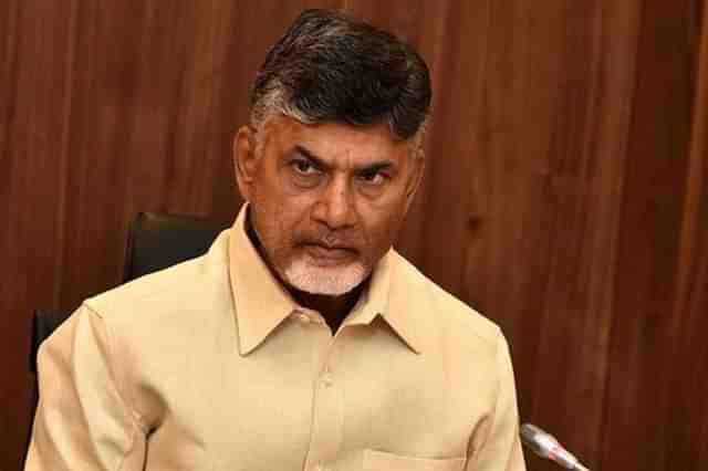 Former Andhra Pradesh chief minister N Chandrababu Naidu.