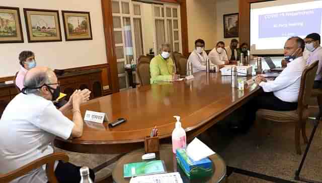 
Delhi LG Anil Baijal held an all-party meeting over Covid-19 preparedness.