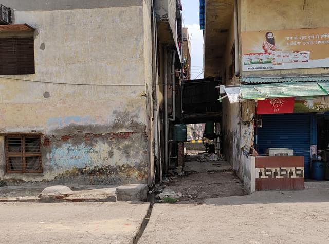 The lane into which Naina was dragged and stabbed