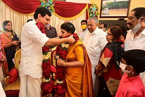 Kerala CM Pinarayi Vijayan’s Daughter Veena Marries DYFI President Mohammed Riyaz