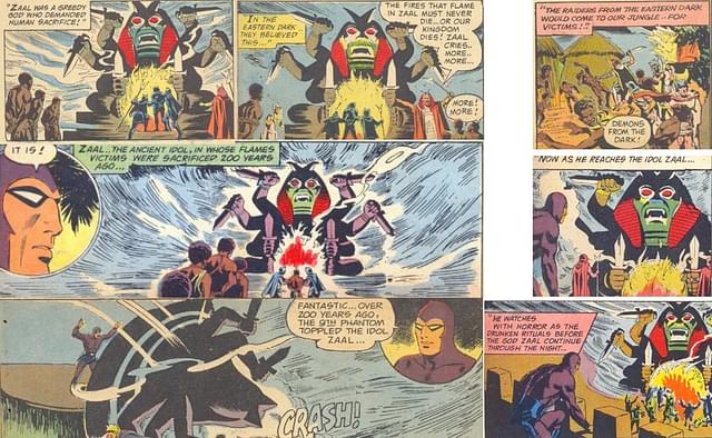 The Eastern Dark — Associating human sacrifice&nbsp; with idol-worship, as depicted repeatedly in this children’s comics was published in post-colonial decades.&nbsp;
