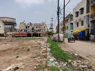 A view of Tulsi Niketan residential colony