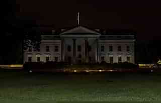 The White House after turning off the lights (Twitter/@YourAnonCentral)