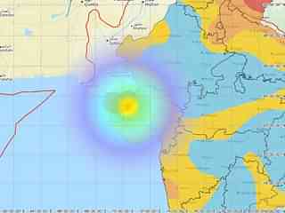Intensity map of earthquake in Gujarat (Picture: seismo.gov.in)