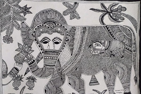 The Cries For ‘Ma’ Elephant: An Artist From Mithila Depicts Heart ...