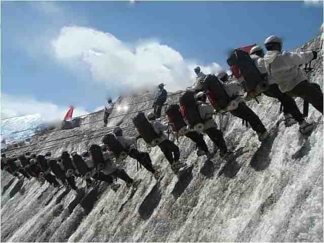 Specialised mountain troops of the Indian Army