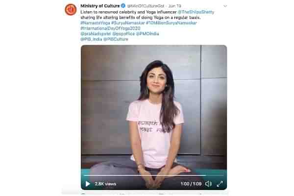 A screenshot from Twitter 