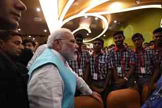 PM Modi interacts with the youth of India.