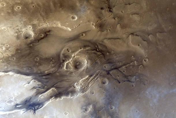 Picture taken from India's Mars Orbiter