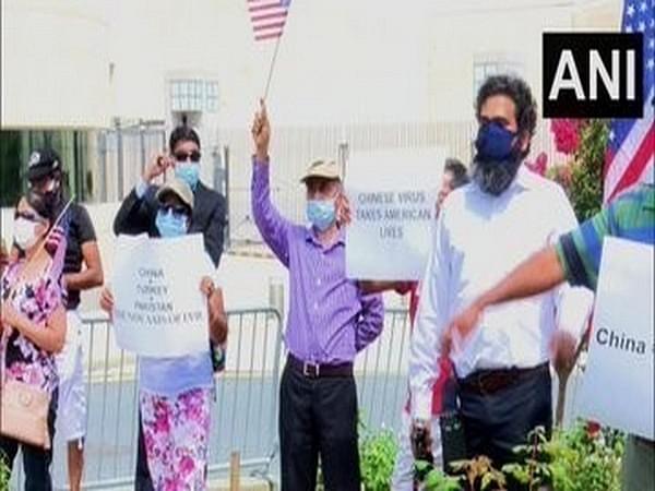 Indian Americans protest in Washington