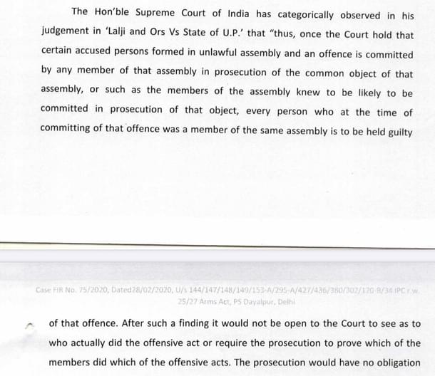 From the chargesheet