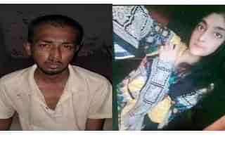 Zishan after his rescue by BSF (left, Samra (right) (Images via Twitter)