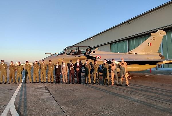 Rafale aircraft (Pic via Indian Embassy In France’s Twitter handle)