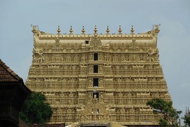 Sree Padmanabhaswamy Temple gopuram. (Wikimedia Commons)