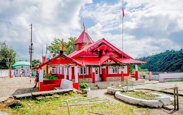The Durga temple at Nartiang