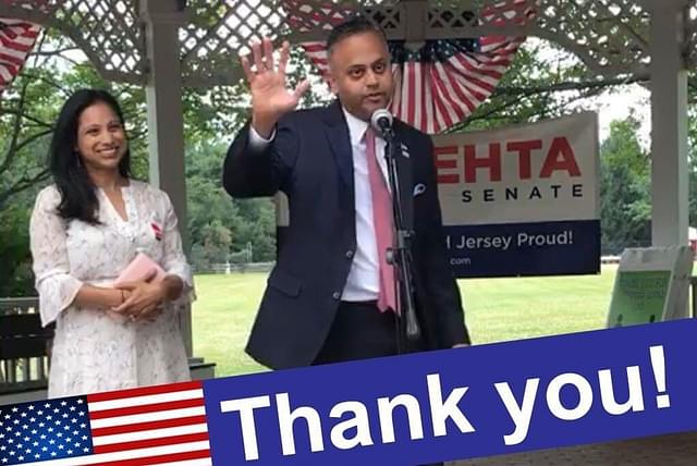 Rik Mehta has won the Republican Primary for NJ seat and will now face Democrat Cory Booker