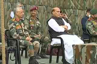 Defence Minister Rajnath Singh (Pic via ANI)