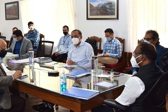 J&K LG Murmu e-inaugurated the power projects on Monday (Pic Via Twitter)