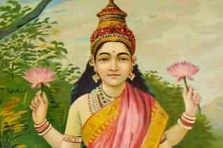 Lakshmi by Raja Ravi Varma (Wikimedia Commons)&nbsp;
