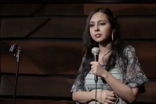 A screengrab of the video of Agrima Joshua