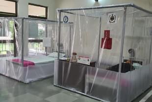 Covid-19 Medical Bed Isolation System of Defence Ministry's DIAT University.