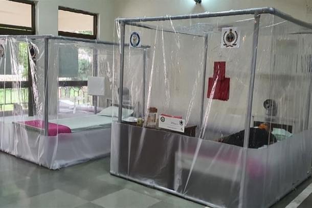 Covid-19 Medical Bed Isolation System of Defence Ministry's DIAT University.