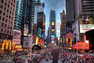 New York's iconic Times Square (Pic Via Wikipedia)