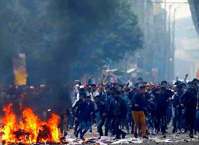 Anti-CAA protests turning violent in Seelampur Delhi. (Source: Twitter). (Representative Image)