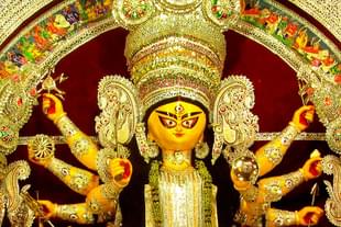 A Durga vigraha (Wikimedia Commons)