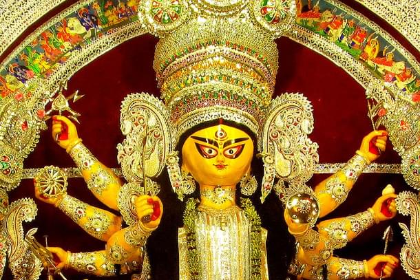 A Durga vigraha (Wikimedia Commons)