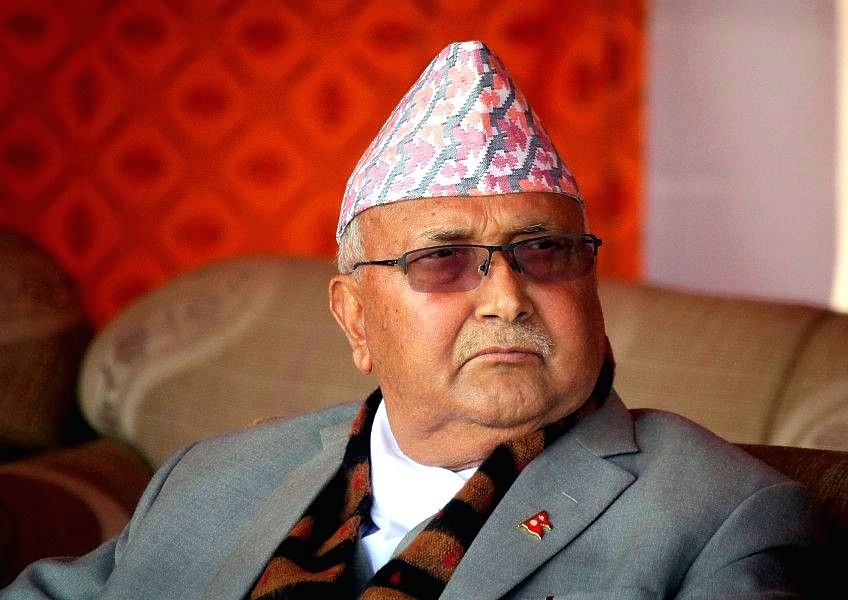 K P Sharma Oli, Prime Minister of Nepal.