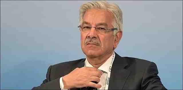 Pakistan Muslim League-Nawaz leader Khawaja Asif (Picture via Twitter)