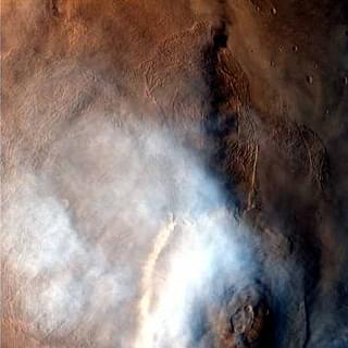 Picture taken from India's Mars Orbiter