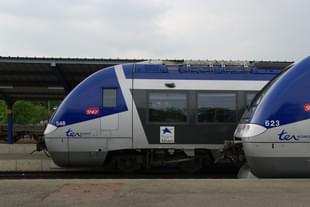 Representative image of a semi-high speed train.